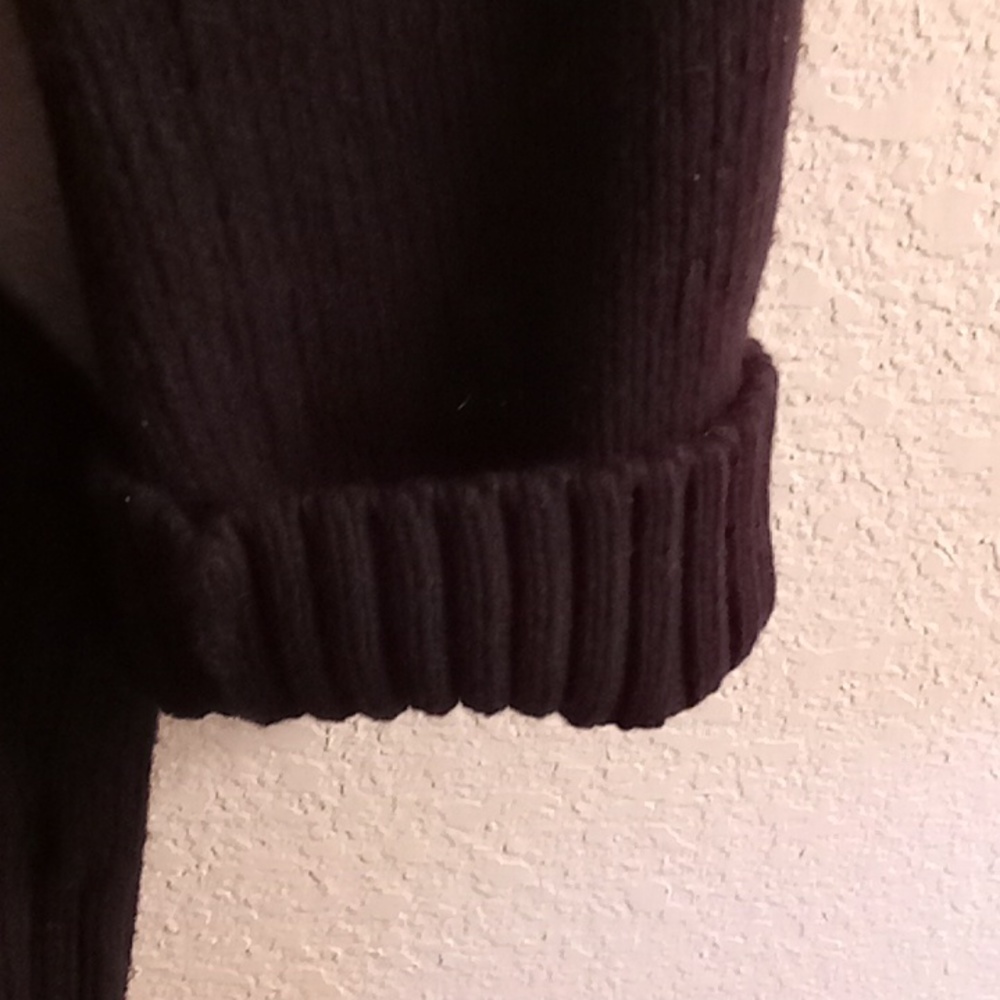 NEW ANN TAYLOR Winter Fall Office Career Minimalist Goth Size S Black Color B42 - Picture 4 of 12